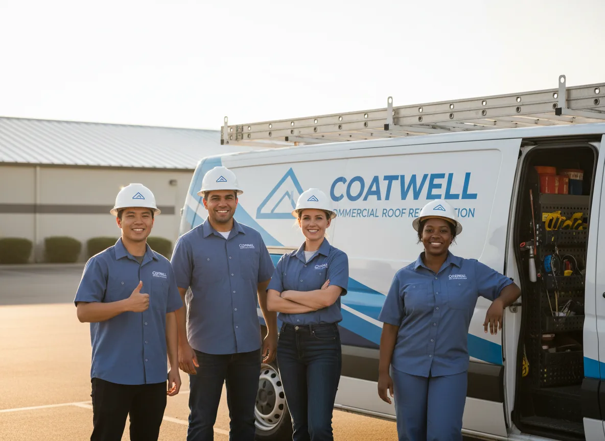 Commercial roof coating company in Janesville, IA